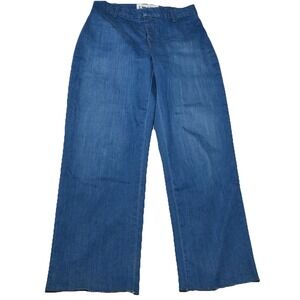 Frank & Eileen Women's Kinsale Cropped Stretch Denim Jeans Pants Size 6 Fray hem